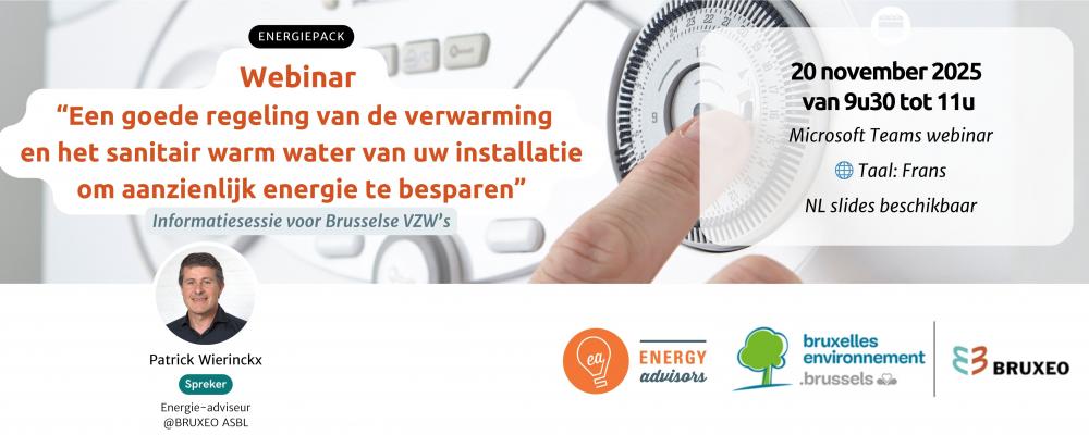 Regeling van de verwarming